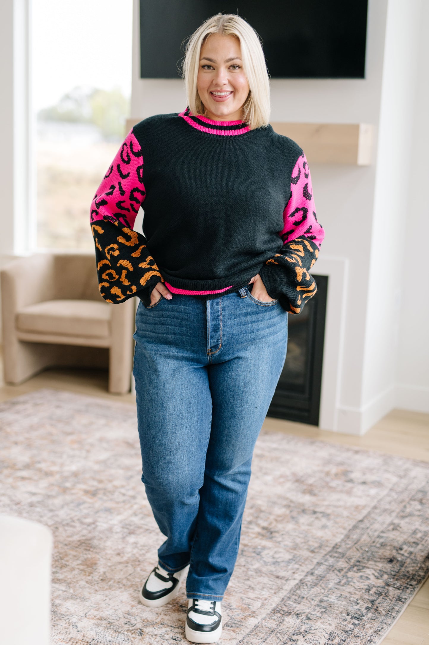 Fierce and Flawless Animal Print Sweater