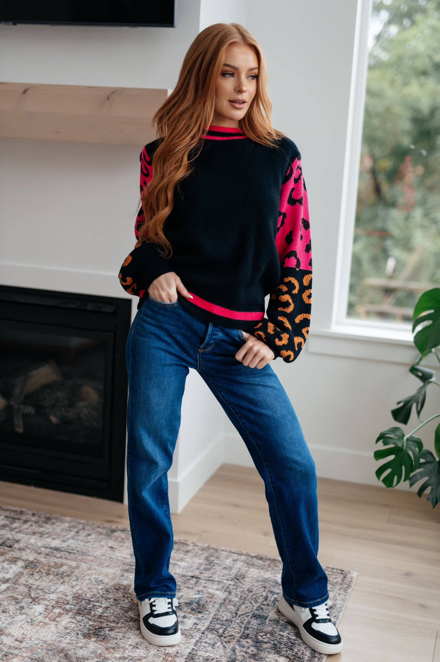 Fierce and Flawless Animal Print Sweater