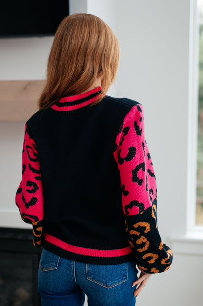 Fierce and Flawless Animal Print Sweater