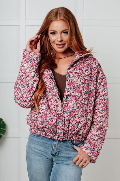 Blossom Breeze Puffer Jacket