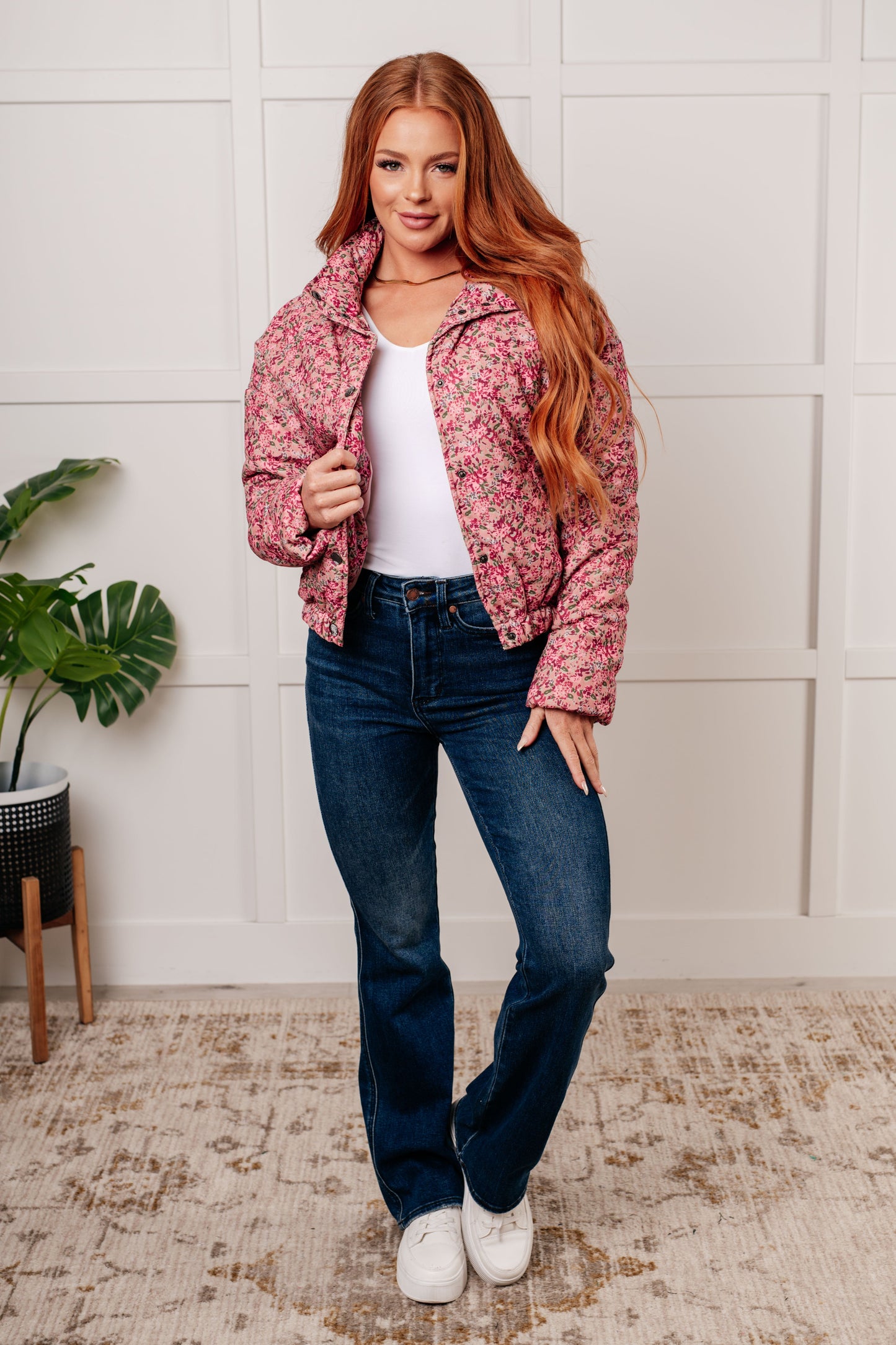 Blossom Breeze Puffer Jacket