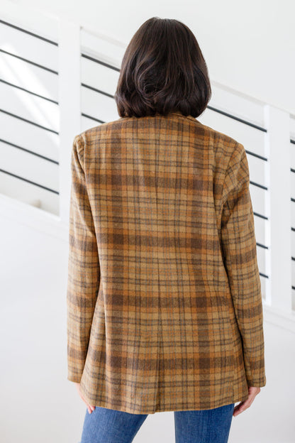 Chic Authority Plaid Blazer