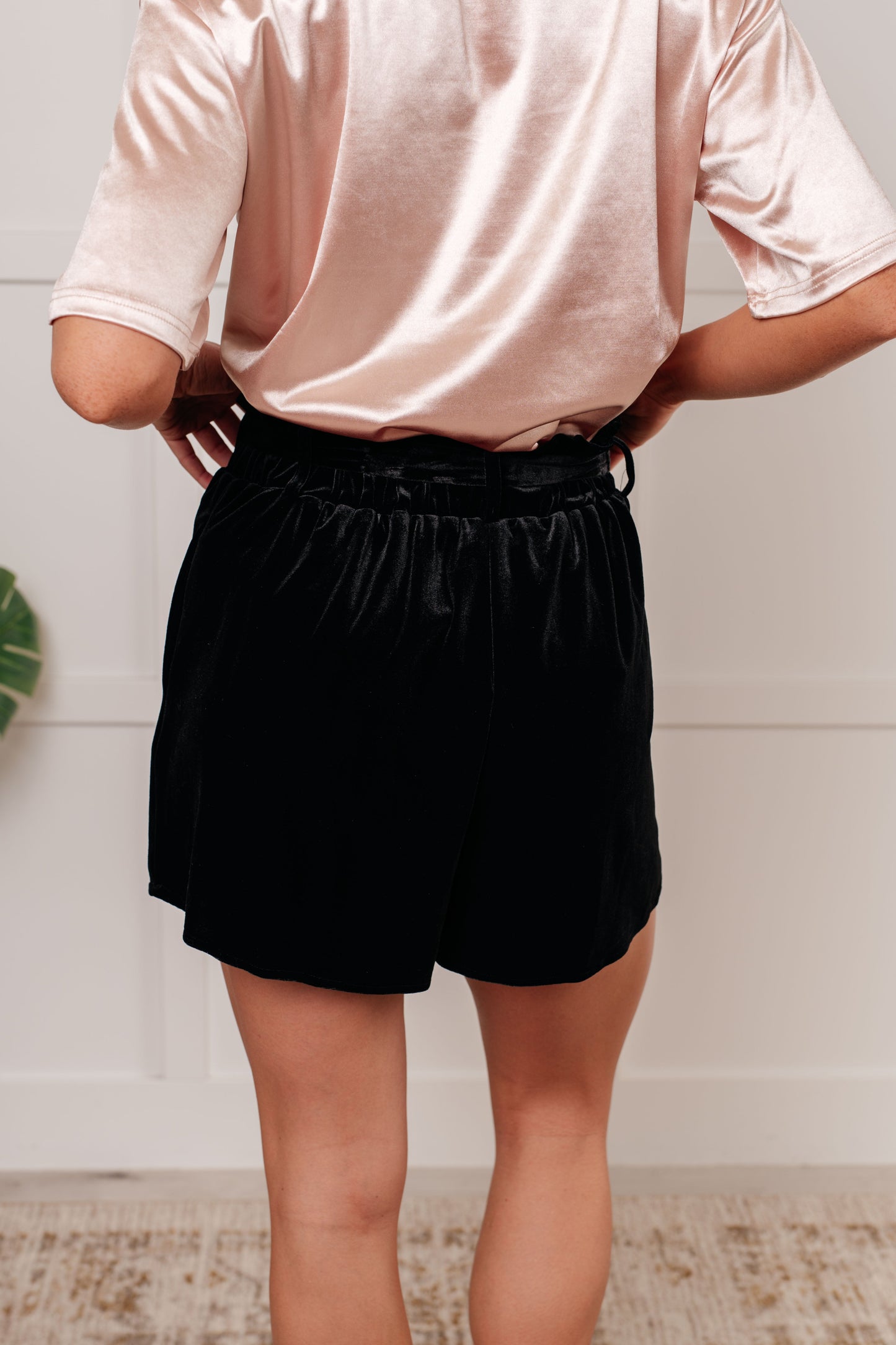 Luxe Wrap Velvet Shorts