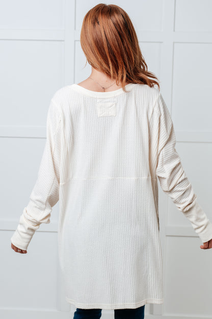 Too Cool Waffle Knit Top