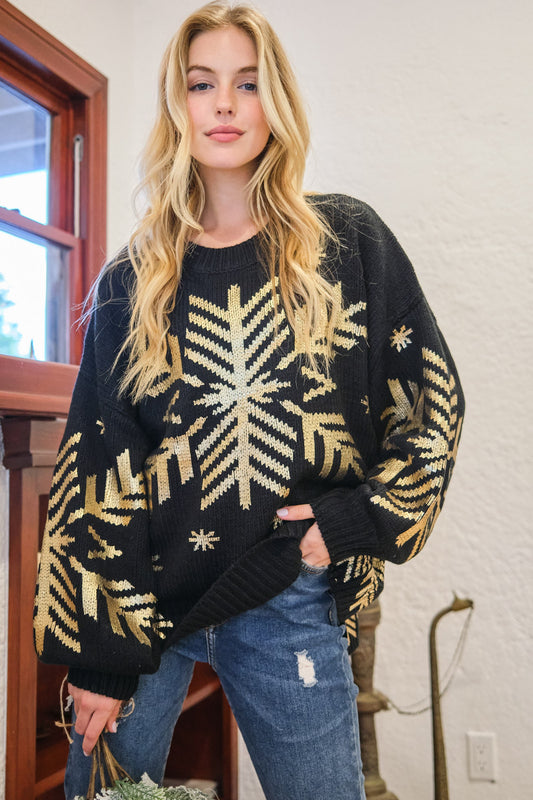 Sparkling Snowflake Sweater