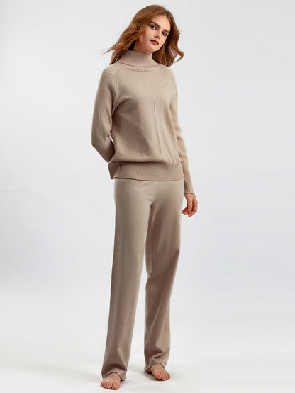 CozyChic Turtleneck Pants Set