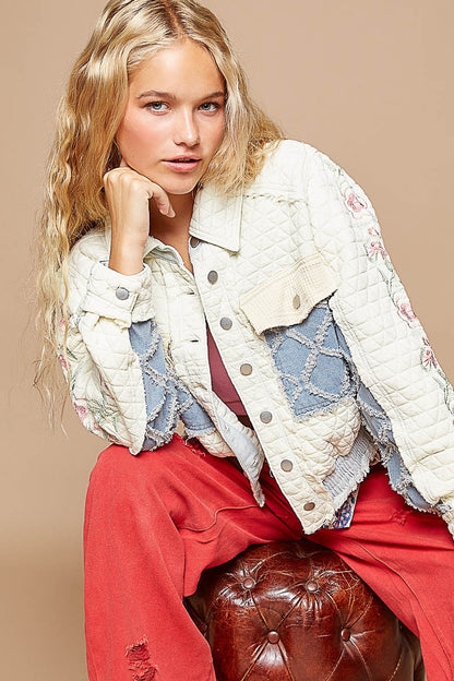 Quilted Muse Embroidered Jacket