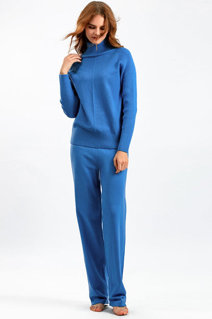 CozyChic Turtleneck Pants Set