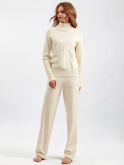 CozyChic Turtleneck Pants Set