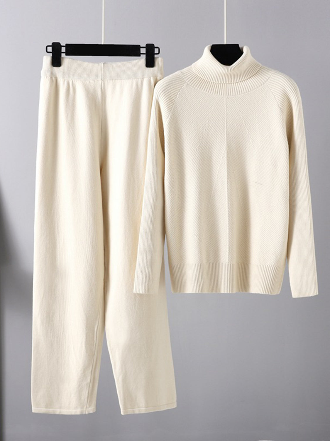 CozyChic Turtleneck Pants Set