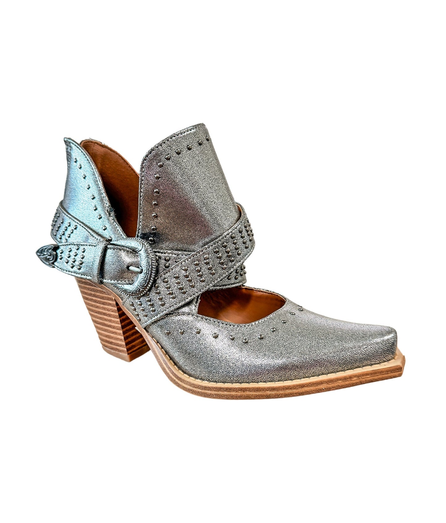 Silver Fantasia Ankle Boots