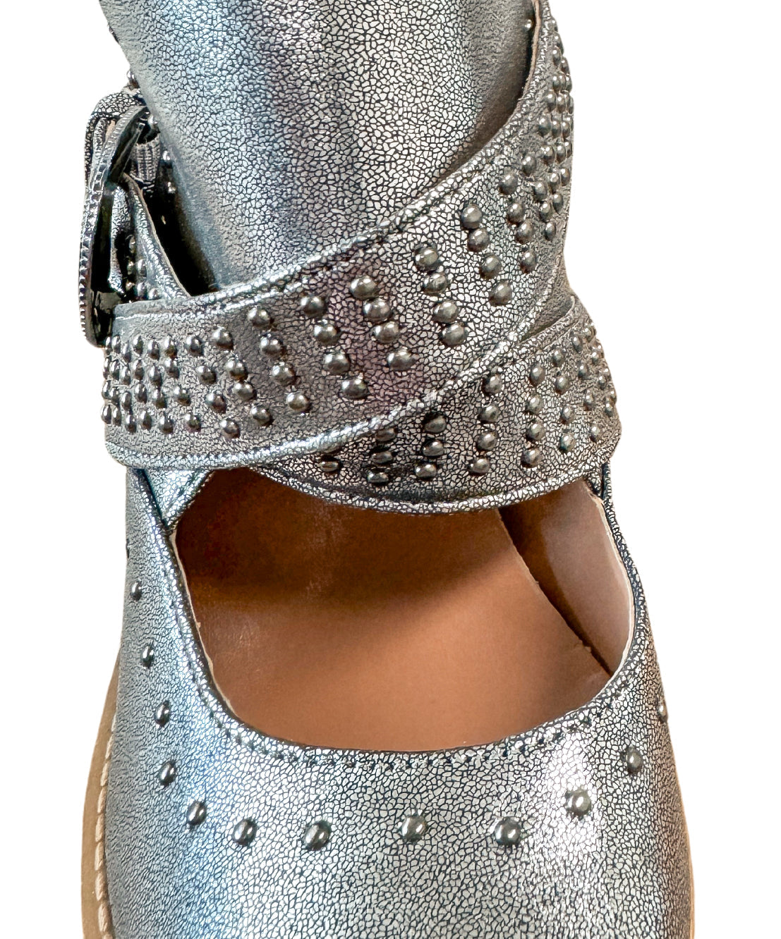 Silver Fantasia Ankle Boots