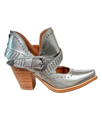 Silver Fantasia Ankle Boots