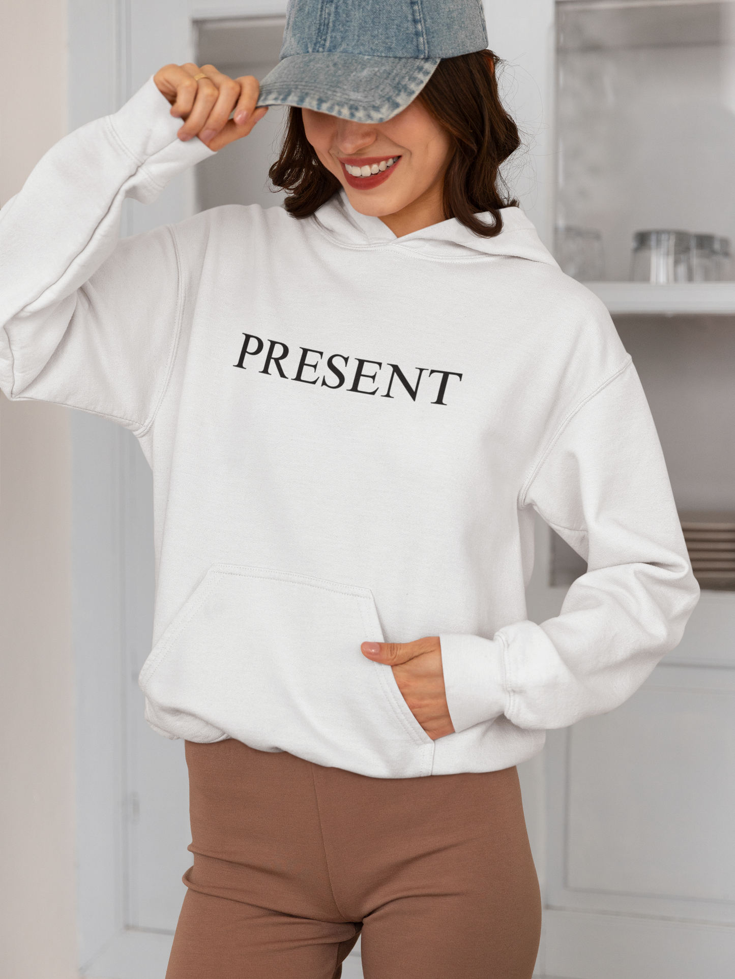 Cozy Present White Hoodie