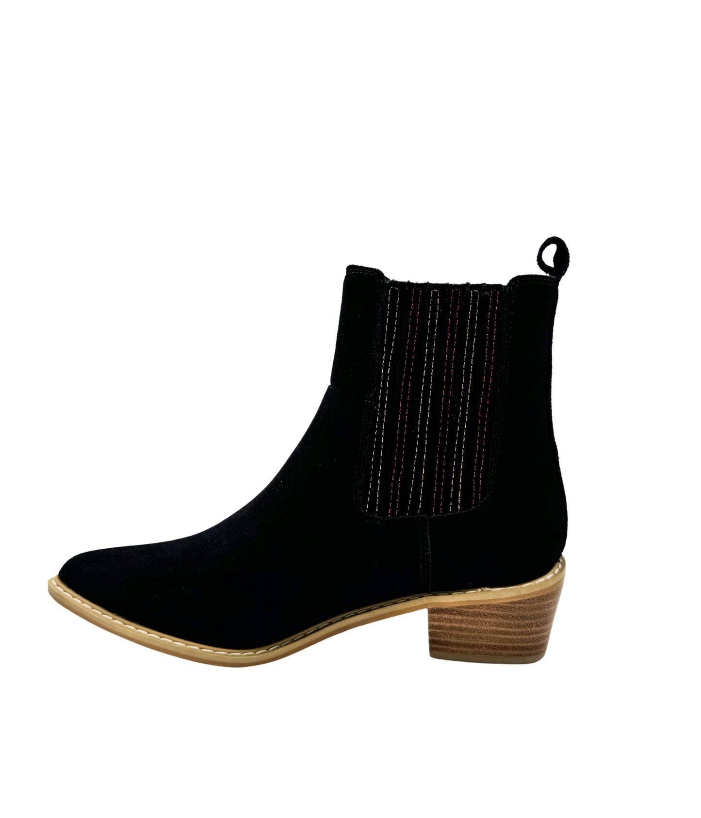 Sloane Suede Ankle Boots in Black