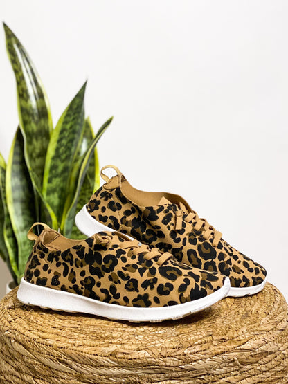 Savannah Style Leopard Sneakers - Redtop