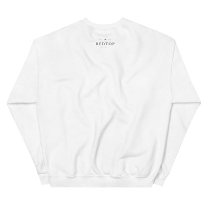 Meh Graphic White Sweatshirt