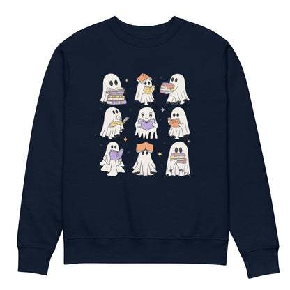 Spooky Readers Organic Sweatshirt - Redtop